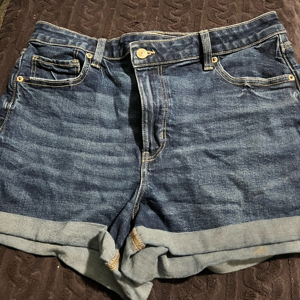American Eagle Outfitters Dark Blue Jean Shorts
